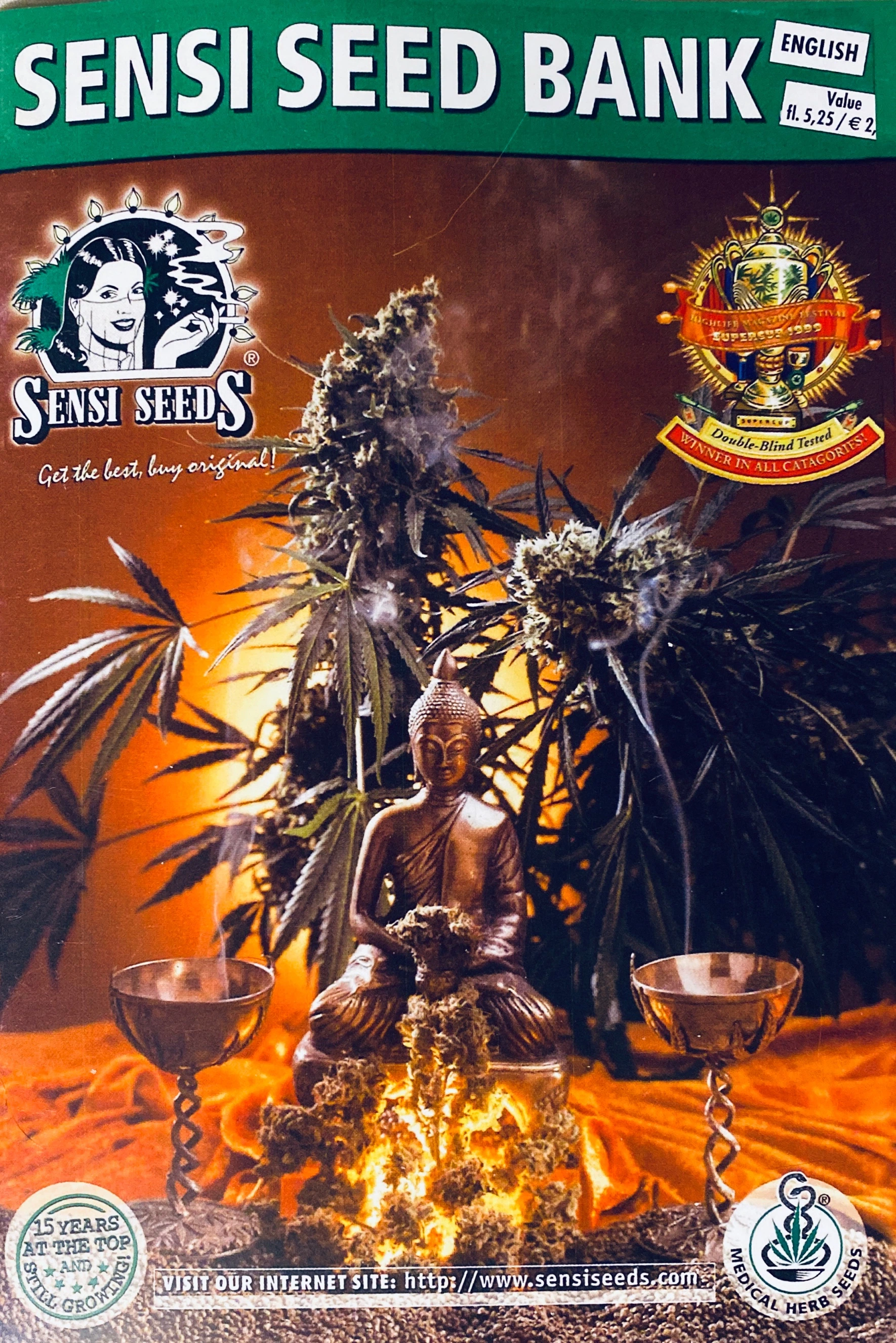 Sensi Seed Bank — Seed Catalog (1999) · página 1