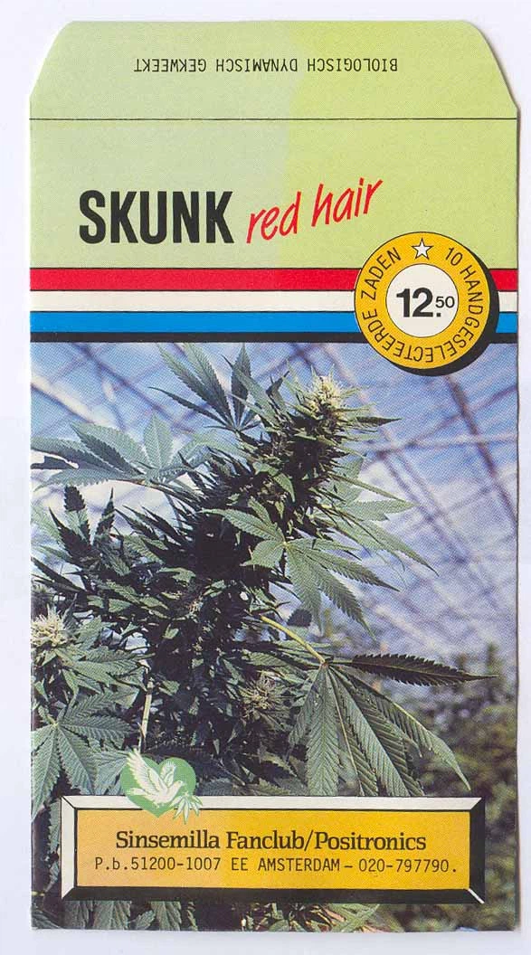 Positronics — Seed pack Skunk red hair — Sinsemilla Fanclub / Positronics · página 1